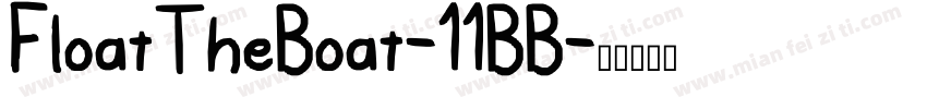 FloatTheBoat-11BB字体转换