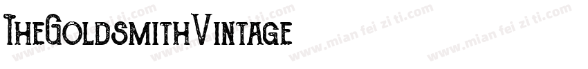 TheGoldsmithVintage字体转换