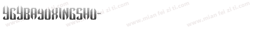 YGYbayuxingshu字体转换