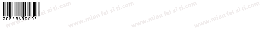 30f9Barcode字体转换
