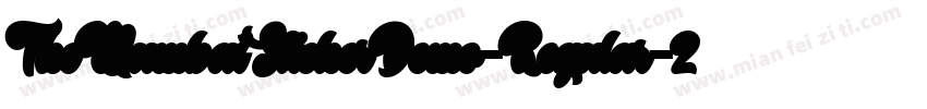 TheMumbaiStickerDemo-Regular-2字体转换