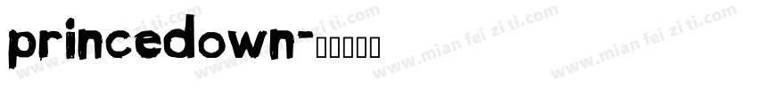 princedown字体转换
