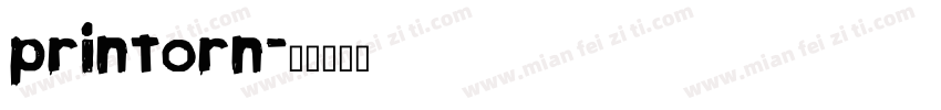 printorn字体转换