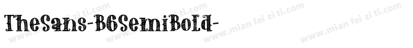 TheSans-B6SemiBold字体转换