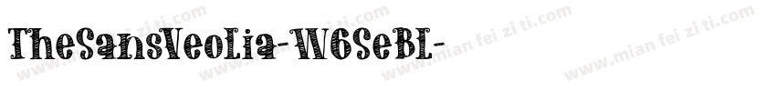 TheSansVeolia-W6SeBl字体转换