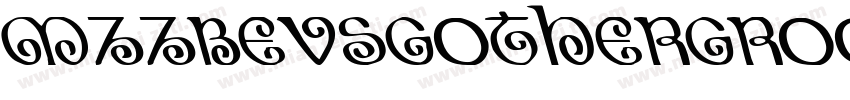 MzzBevsgothergrooveback字体转换