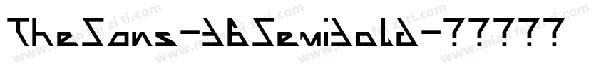 TheSans-B6SemiBold字体转换
