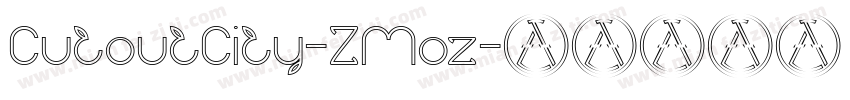CutoutCity-ZMoz字体转换
