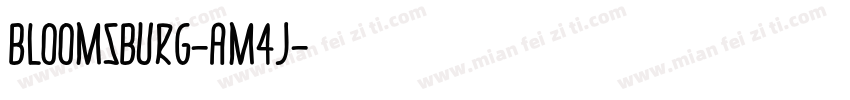 Bloomsburg-am4J字体转换