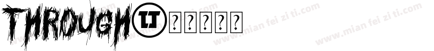 through字体转换