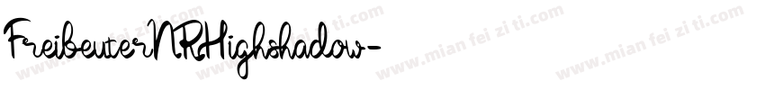 FreibeuterNRHighshadow字体转换