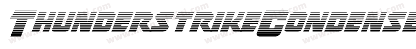 ThunderstrikeCondensed字体转换