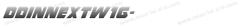 ddinnextw1g字体转换