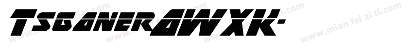 TsganerAWXK字体转换