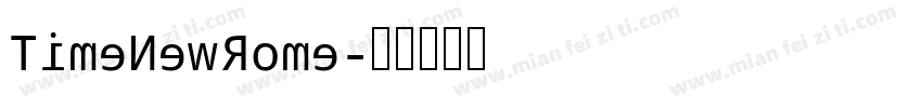 TimeNewRome字体转换