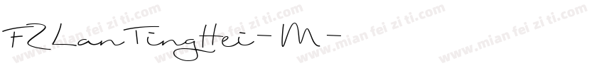 FZLanTingHei-M字体转换