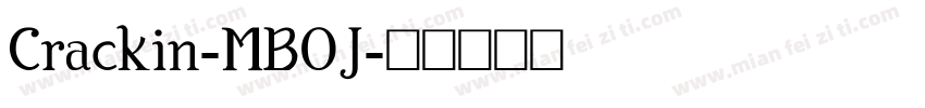 Crackin-MB0J字体转换