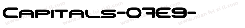 Capitals-07E9字体转换