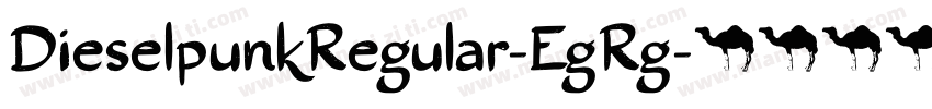 DieselpunkRegular-EgRg字体转换