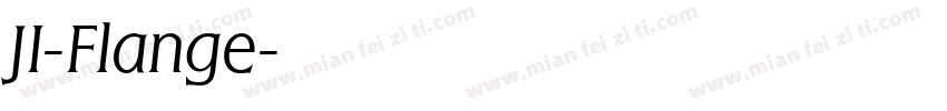 JI-Flange字体转换