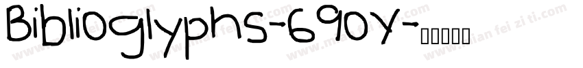 Biblioglyphs-69oY字体转换