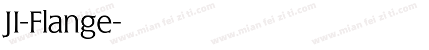 JI-Flange字体转换