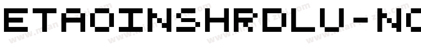 EtaoinShrdlu-noRP字体转换