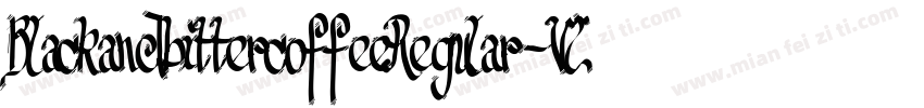 BlackandbittercoffeeRegular-VLaZ字体转换