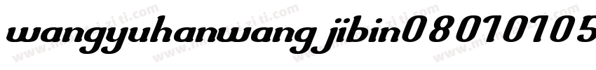 wangyuhanwangjibin08010105字体转换