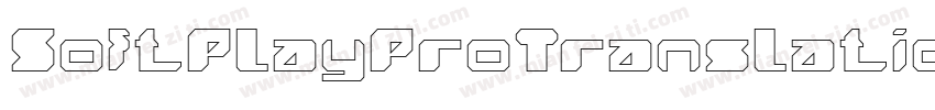 SoftPlayProTranslation字体转换