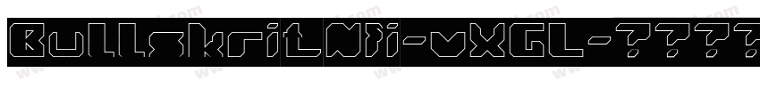 BullskritNfi-vXGL字体转换