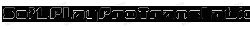 SoftPlayProTranslation字体转换