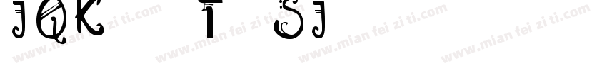 JQKaiTiSJ字体转换