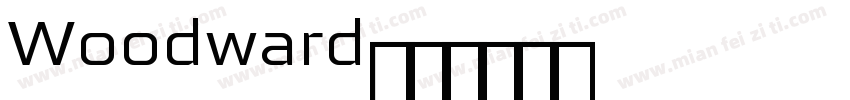 Woodward字体转换
