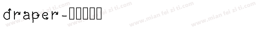 draper字体转换