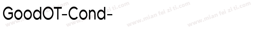 GoodOT-Cond字体转换