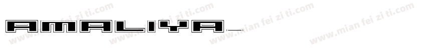 amaliya字体转换