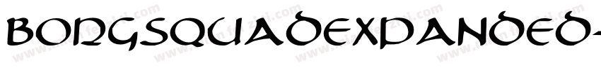 BorgsquadExpanded-5AVz字体转换