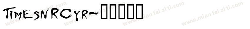 TimesNRCyr字体转换