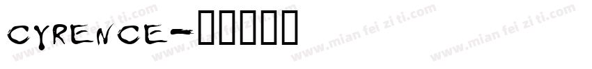 cyrence字体转换