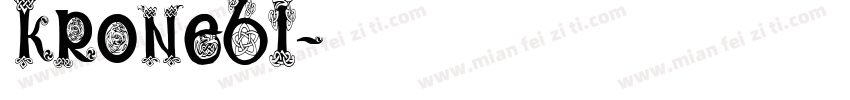 KRONEBI字体转换