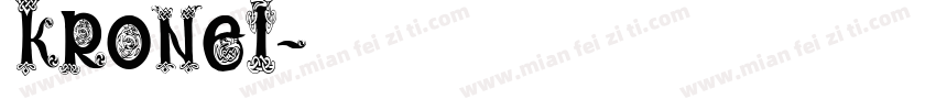 KRONEI字体转换