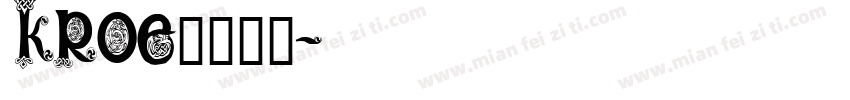 kroe0455字体转换