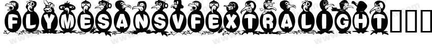 flymesansvfextralight字体转换