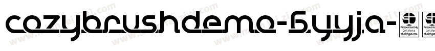 CozybrushDemo-6YyJA字体转换