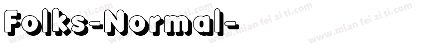 Folks-Normal字体转换