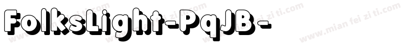 FolksLight-PqJB字体转换