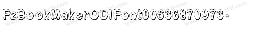 FzBookMakerODIFont00536870973字体转换