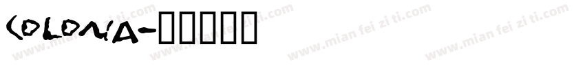 Colona字体转换