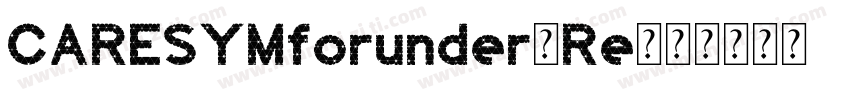 CARESYMforunder-Re字体转换